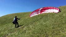 Paragliding Newbie Comes Crashing Down