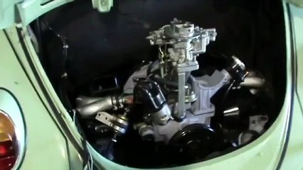 VW Beetle external oil cooler