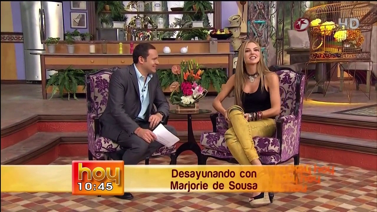 Marjorie de Sousa Desayunando en Hoy (HD)