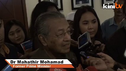 Catuan air: Saya masih boleh mandi, kata Dr M
