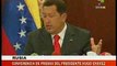 Conferencia de Prensa Presidente Hugo Chávez Rusia