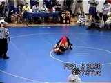 Wrestling pins using thread the needle