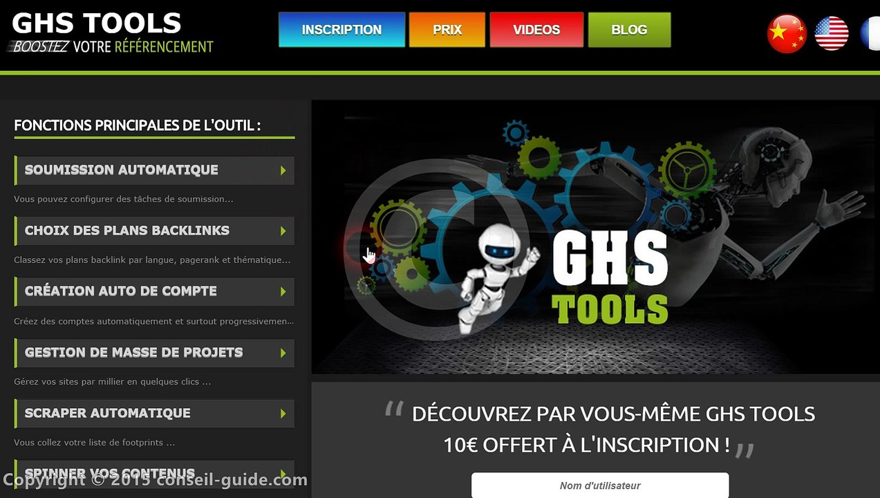 GHS Tools référencement soft logiciel
