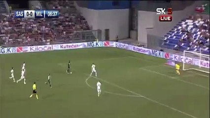 0-1 Alfred Duncan Goal - AC Milan vs Sassuolo Trofeo TIM 2015