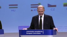 Point presse conjoint - Moscovici sur l'évaluation des projets de budget des pays de la zone euro