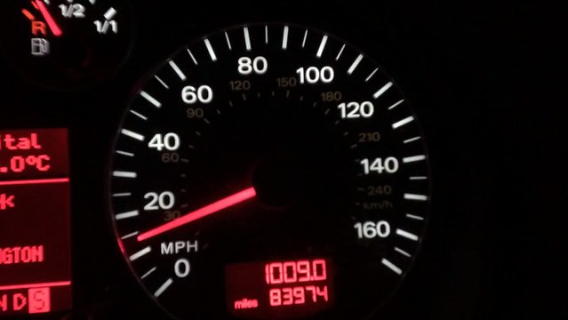 Audi A3 3.2 Quattro launch control 0-60 in under 5 secs time it yourself