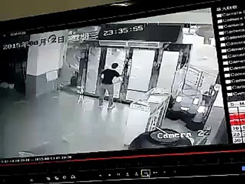 Chine : Un moment avant l'explosion de Tianjin