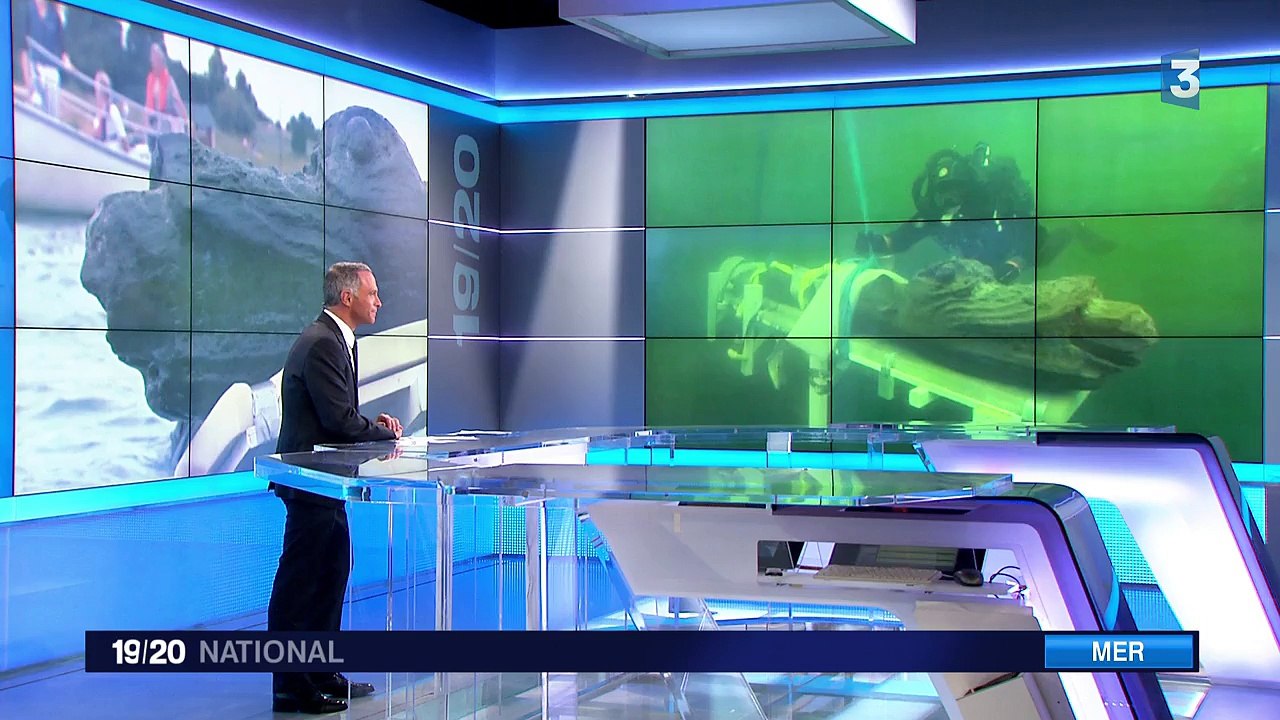 La figure de proue d'un drakkar remonte du fond des mers