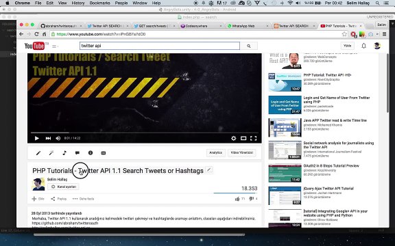 PHP Tutorials - Twitter API Search Tweets or Hashtags v2