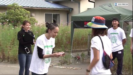 中島美嘉、被災地で奉仕活動「パワーもらった」