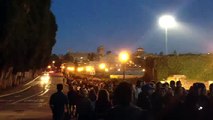 HUGE line for Ron Paul at UCLA. 7000  attendance 4/4/12