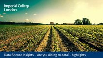 Data Science Insights – Are you dining on data? - highlights