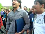 Anti-Emergency protest on Pakistani campus 2 of 2