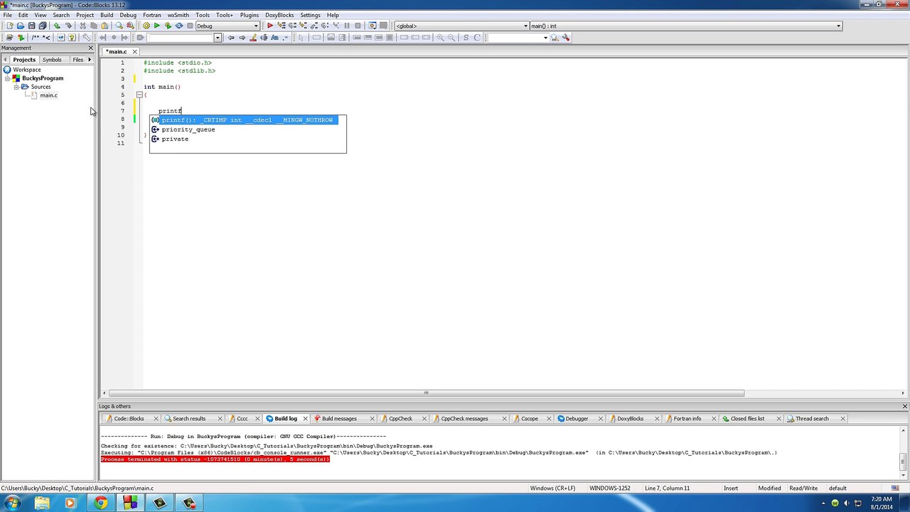 C Programming Tutorial - 6 - Conversion Characters