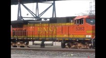BNSF, NS, Amtrak Heritage, SC&IH, CN, CP/Soo on Chicago's East Side, 27.07.11