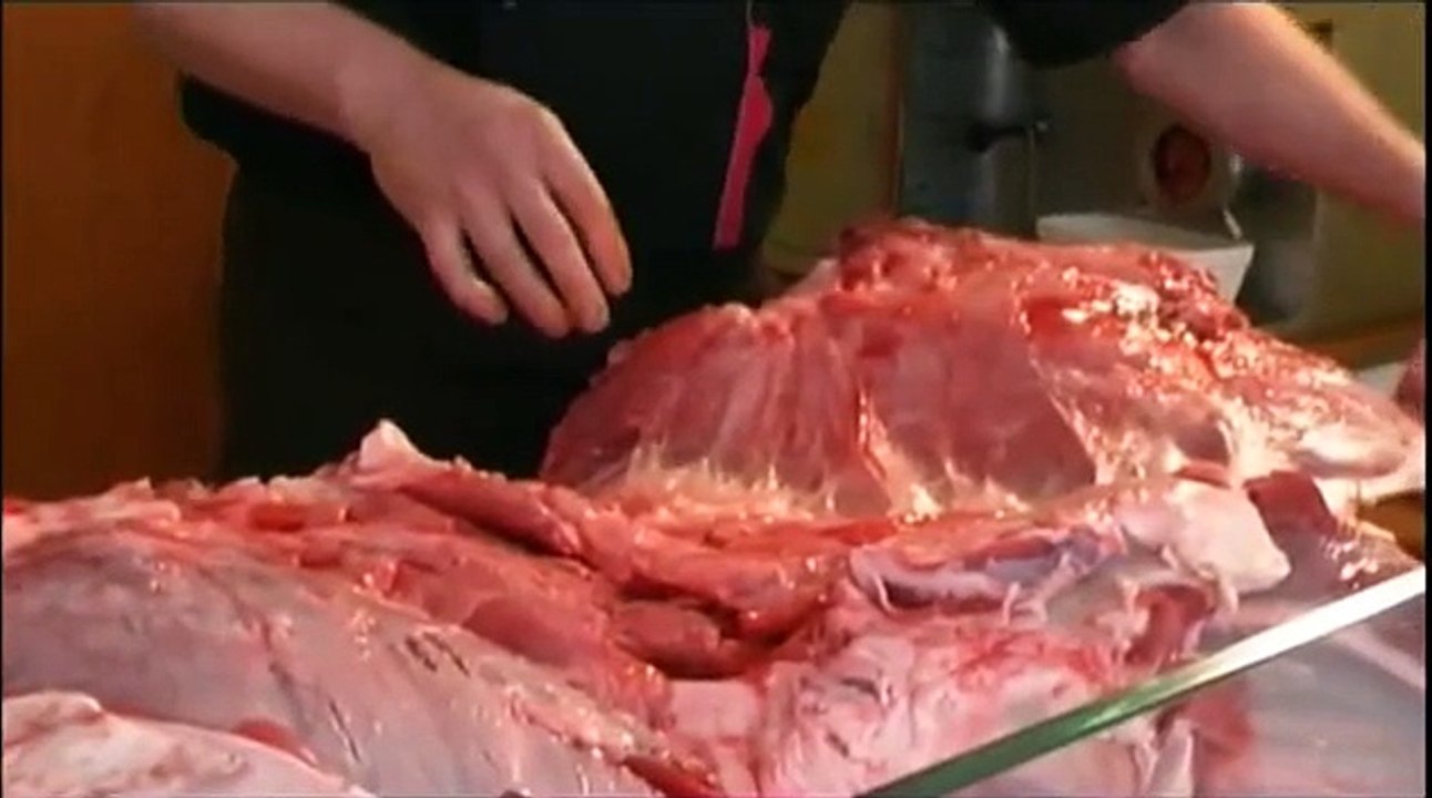 Préparation d'un rosbeef de la maison Le Floch