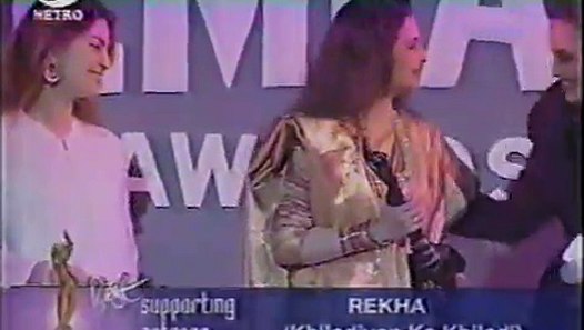 Rekha - Best Supporting Actress Award at the 42nd Filmfare Awards 1996