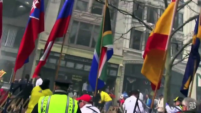 EMS response at Boston Marathon finish line