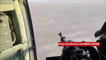 Full Metal Jacket Iraq   Iraqi Mi 17 Door Gunner Engages Enemy Truck