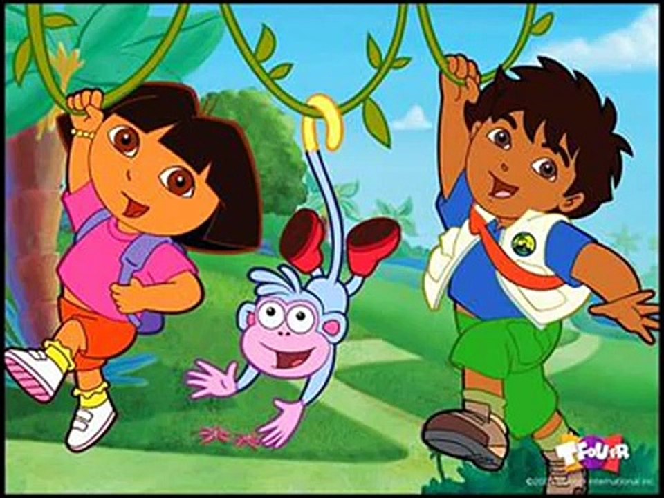Dora y Bob Esponja