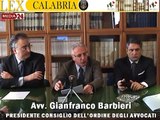 Ordine avvocati Lamezia Terme: conferenza stampa per adesione sciopero