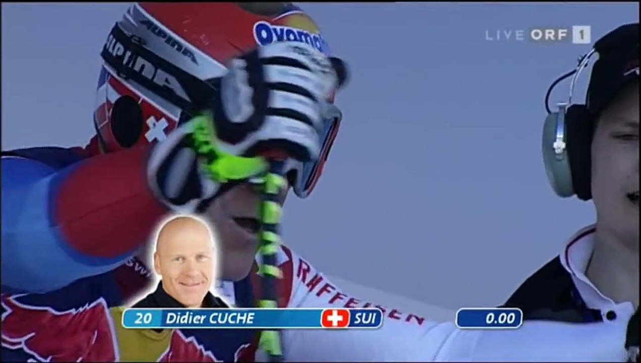 Abfahrt Kitzbühel Streif 2010 - Didier CUCHE **WINNER** - *HQ*