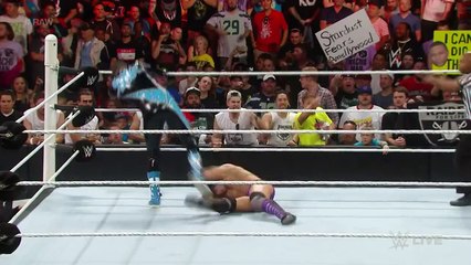 Neville vs. King Barrett- Raw, Aug. 10, 2015