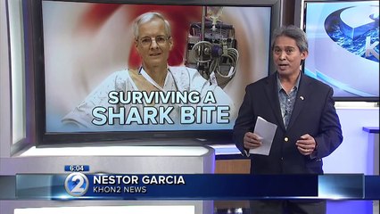 Shark bite victim describes attack at Hapuna Beach