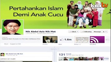 Nik Aziz terkilan Karpal tak sempat beri fahaman hudud