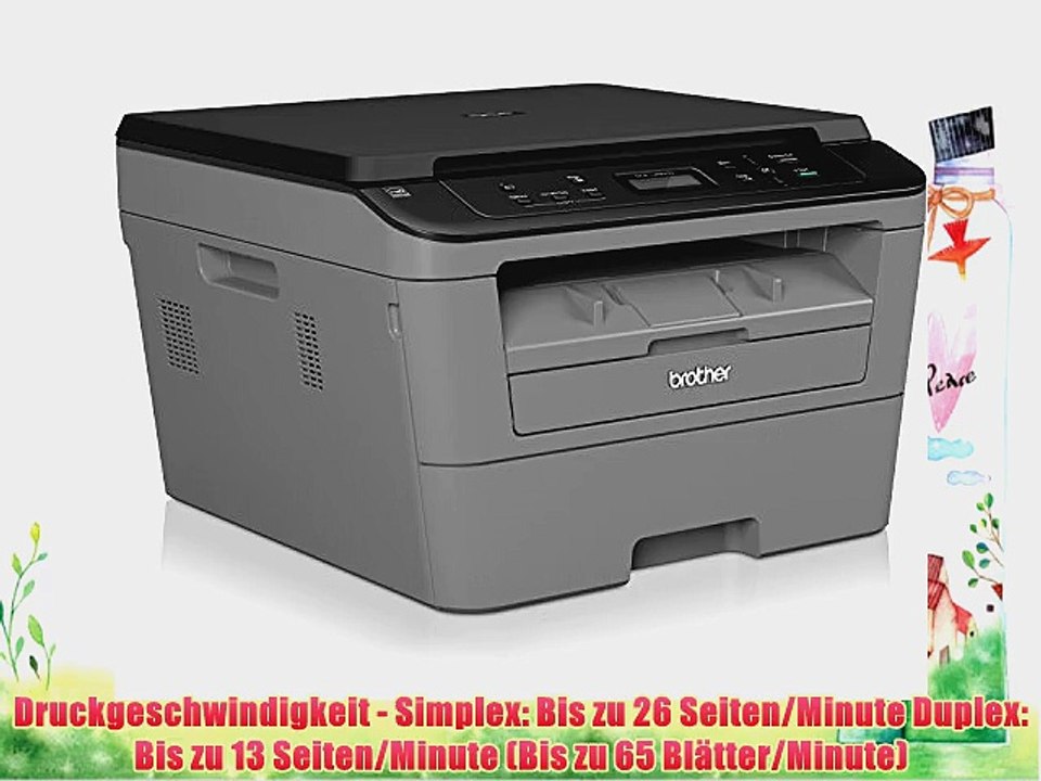 Brother DCP-L2500D Kompaktes 3-in-1 Monolaser-Multifunktionsger?t (Drucker Kopierer Scanner