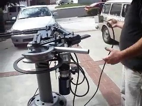 Hossfeld #2 bender, bending 1 3/4 tube with a 6 radius