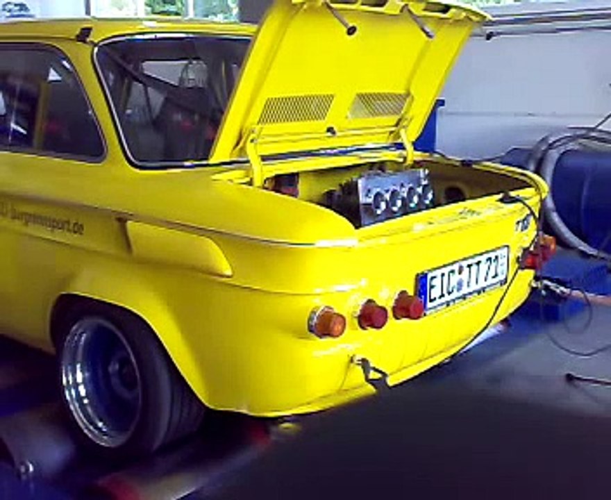 NSU TT auf dem Prüfstand