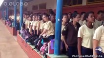 Polícia implanta disciplina militar em escolas públicas de Goiás