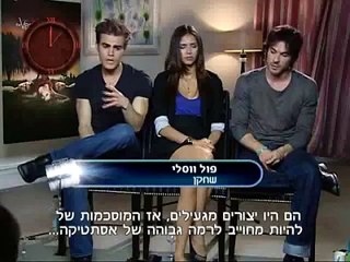 כוכבי "יומני הערפד" מבקשים טיפים מ"חצויה"