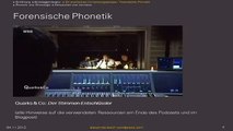 Phonetik und Phonologie (Podcast für die Sitzung mit IC im Einführungsseminar)