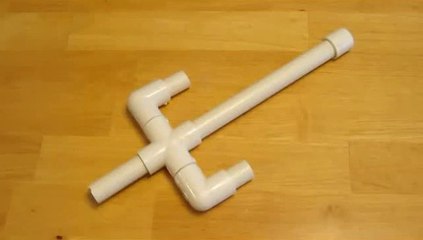 How to make a Ninja Sai - PVC Ninja Sai Sword