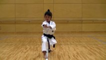 7 Year Old Girl Karate Master  Incredible Kankudai Demo