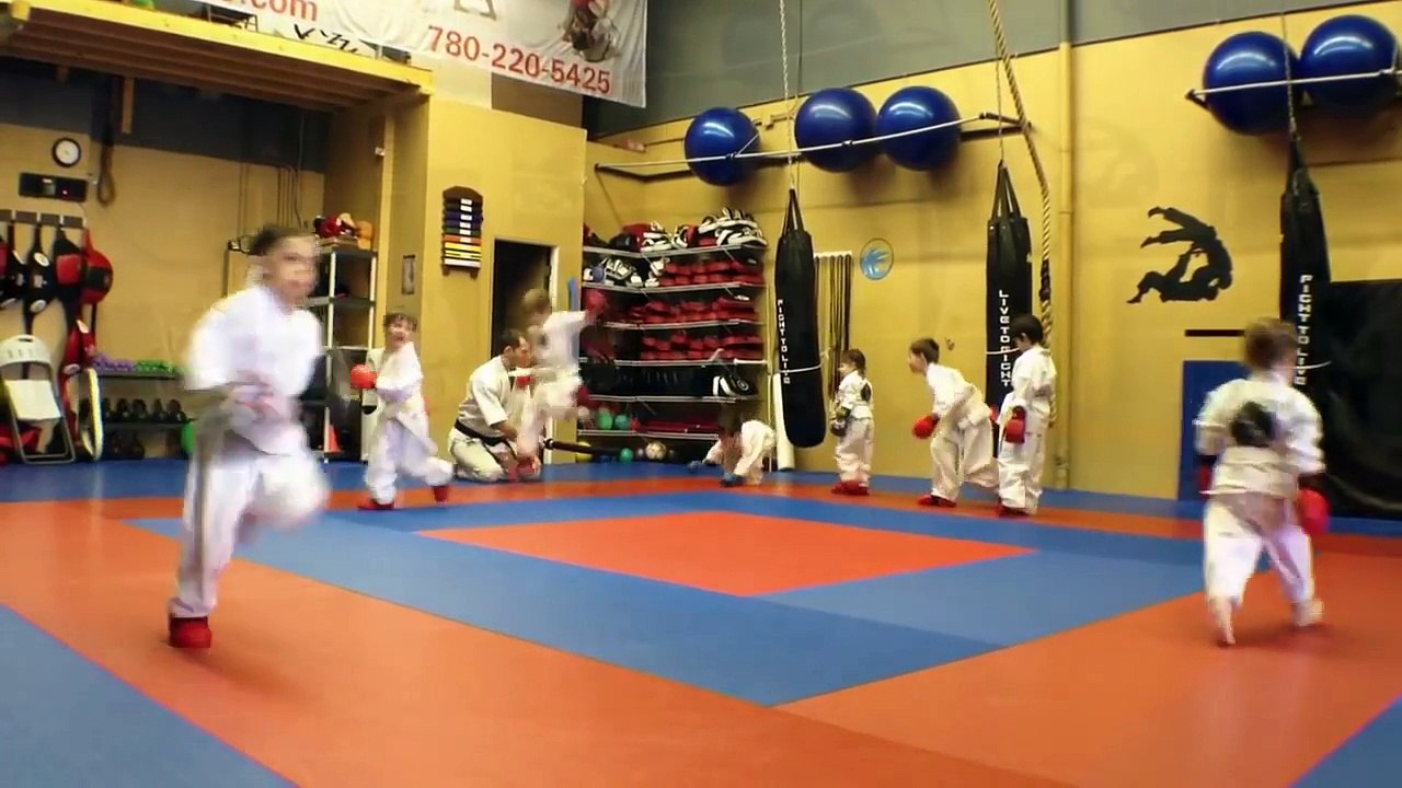 A Typical Children's Karate Class (ages 4-7) at Arashi Do Martial Arts