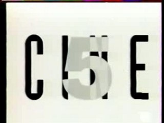 Générique Fin Cine 5 La 5 - 1988