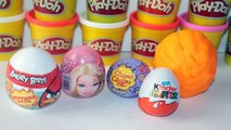 Kinder Surprise Eggs Play Doh Barbie Chupa Chups My Little Pony Angry Birds Egg