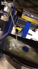 LiveLeak - Car taking a leak