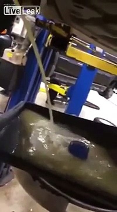 LiveLeak - Car taking a leak
