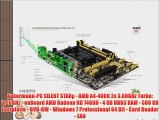 Ankermann-PC SILENT STAR? - AMD A4-4000 2x 3.00GHz Turbo: 3.20GHz - onBoard AMD Radeon HD 7480D