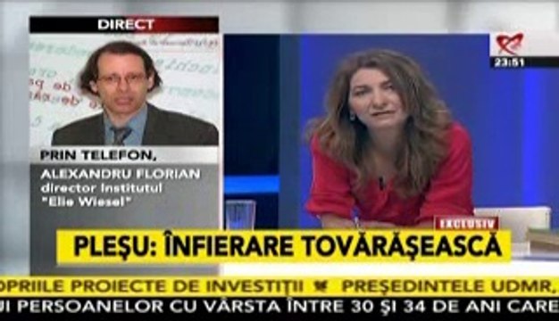 Alexandru Florian: PETRE TUTEA - AUTOR MORAL AL CRIMELOR LEGIONARE! - prin telefon versus Oana Stanciulescu s.a.