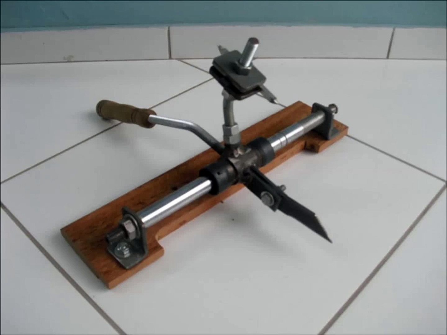 Homemade Wood Lathe Duplicator