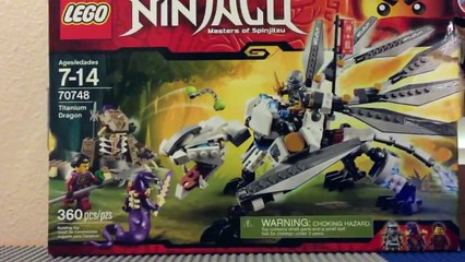 Lego ninjago titanium dragon set review