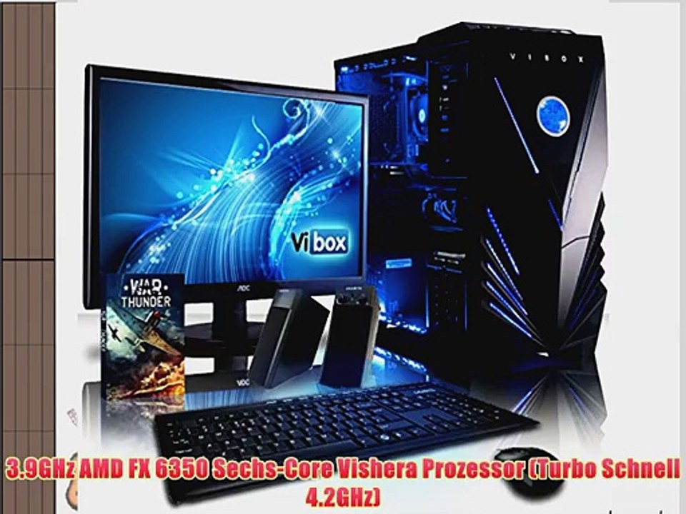 VIBOX Advance Paket 1 - Extreme Leistung Gamer Gaming PC Multimedia Hohe Spezifikation Desktop