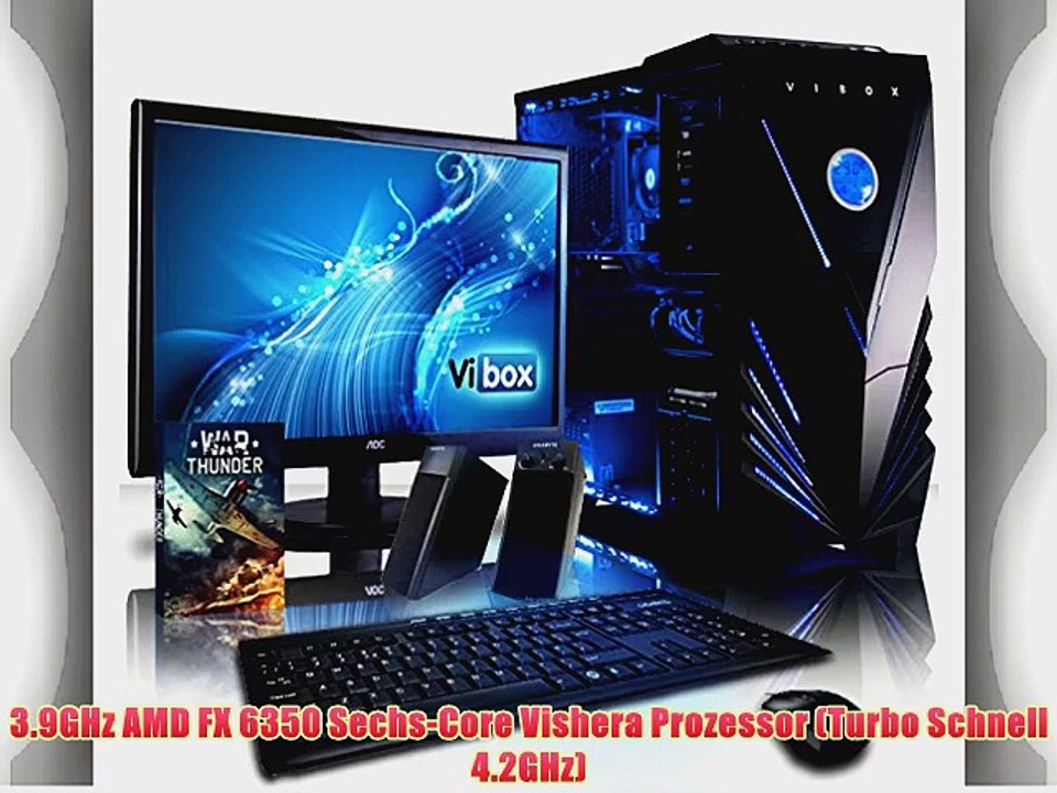 VIBOX Advance Paket 8 - Extreme Leistung Gamer Gaming PC Multimedia Hohe Spezifikation Desktop