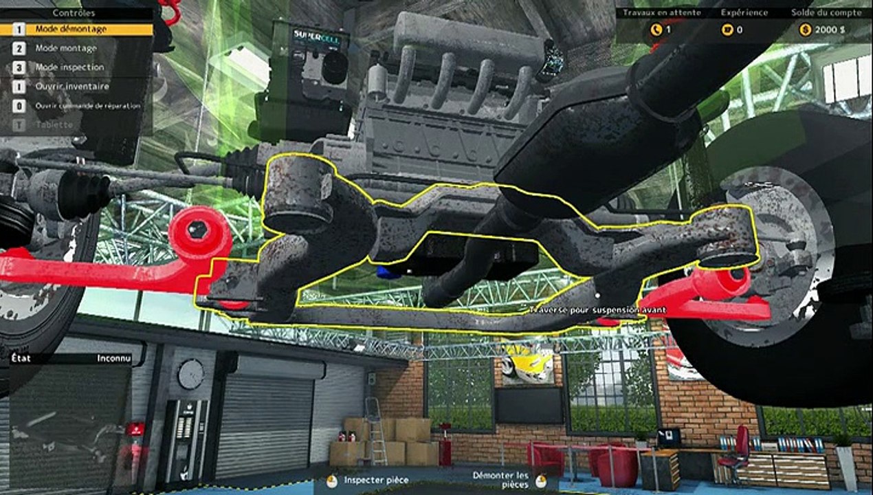Gameplay decouverte Car mechanic simulator 2015