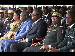 Baptême de promotion à l'école de gendarmerie nationale de Côte d'ivoire